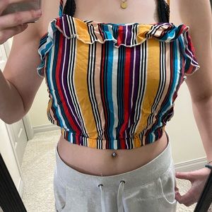 Stripped crop top